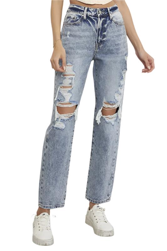 SLIM BOYFRIEND JEANS