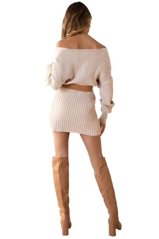 SEXY SWEATERS FASHION DRESS