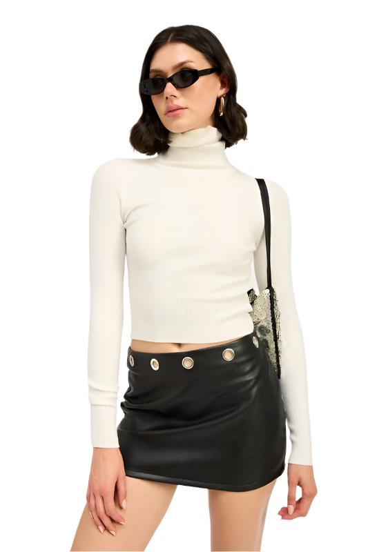 GROMMET MICRO MINI SKIRT